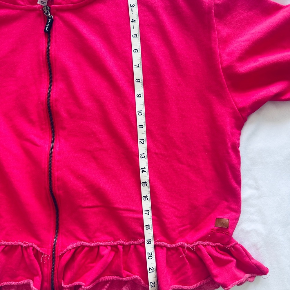 Peace Love World Pink Hoodie - Picture 6 of 6